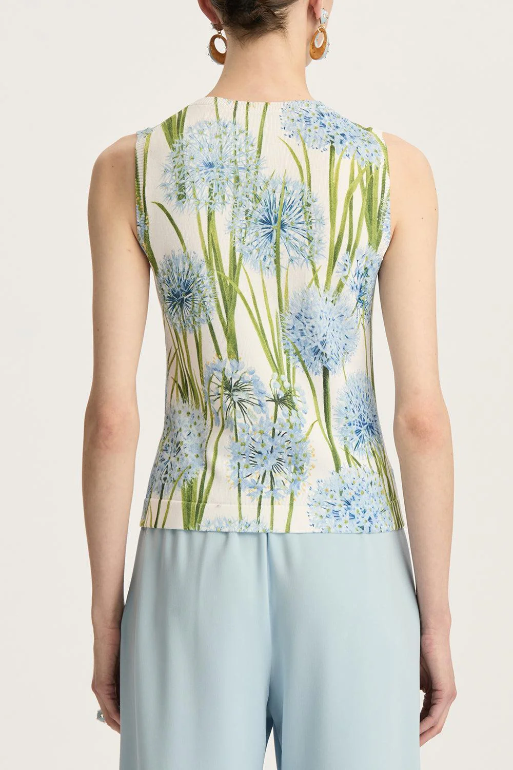 Printed Allium Knit Tank - Image 5
