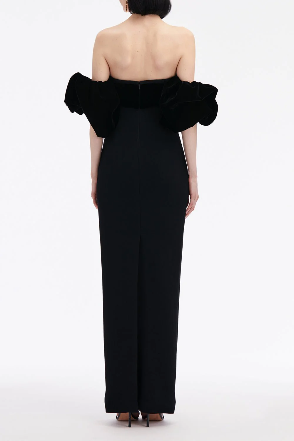 Puff Sleeve Column Gown - Image 5
