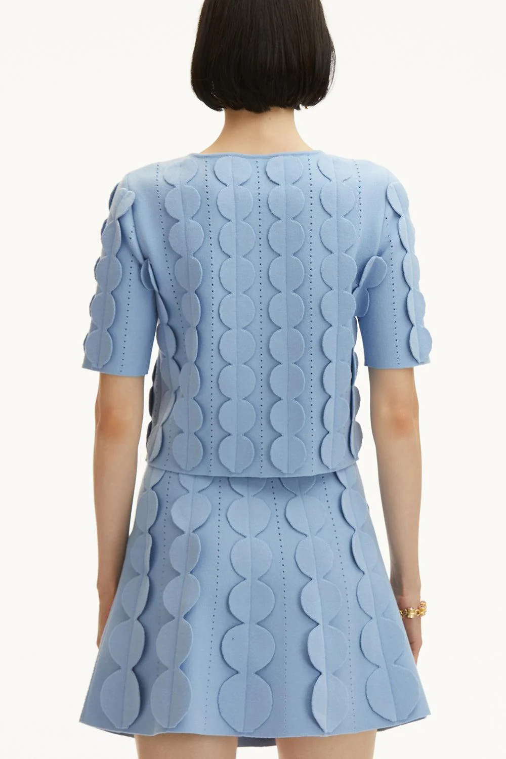 Short Sleeve 3d Circle Cardigan - Image 6