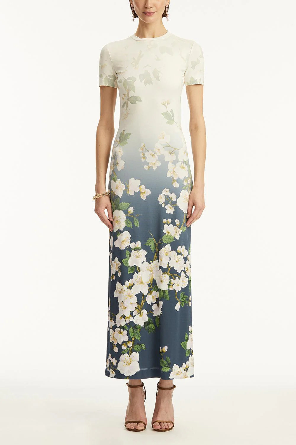 Short Sleeve Cherry Blossom Dress - Image 3