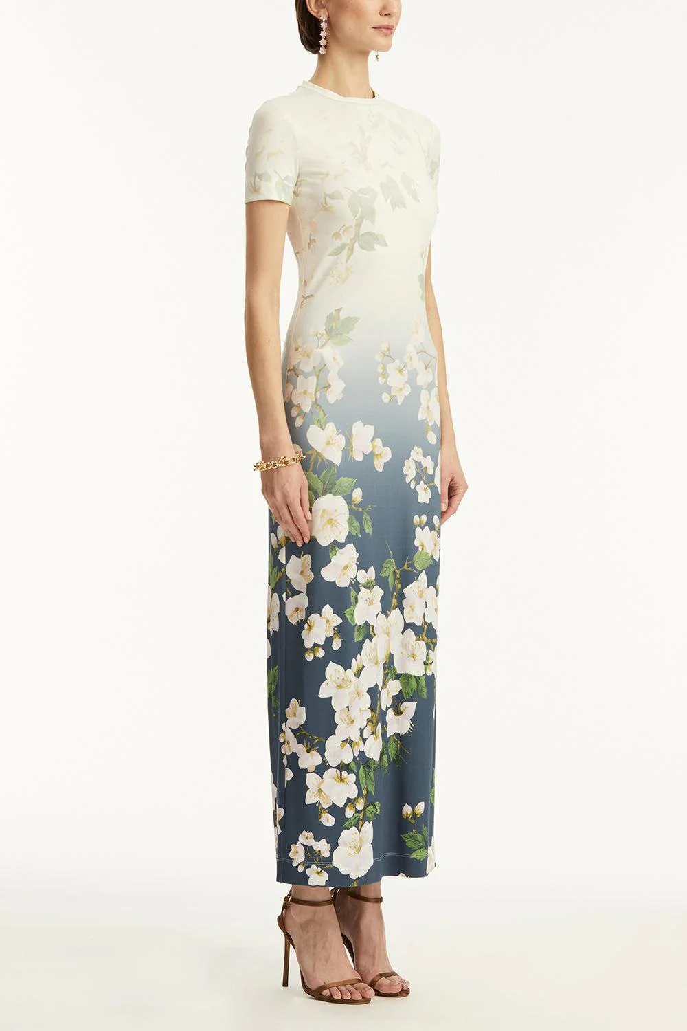 Short Sleeve Cherry Blossom Dress - Image 4