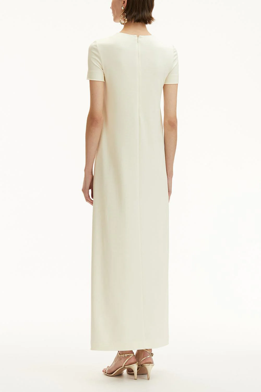 Short Sleeve Painted Roses Dress - Image 5