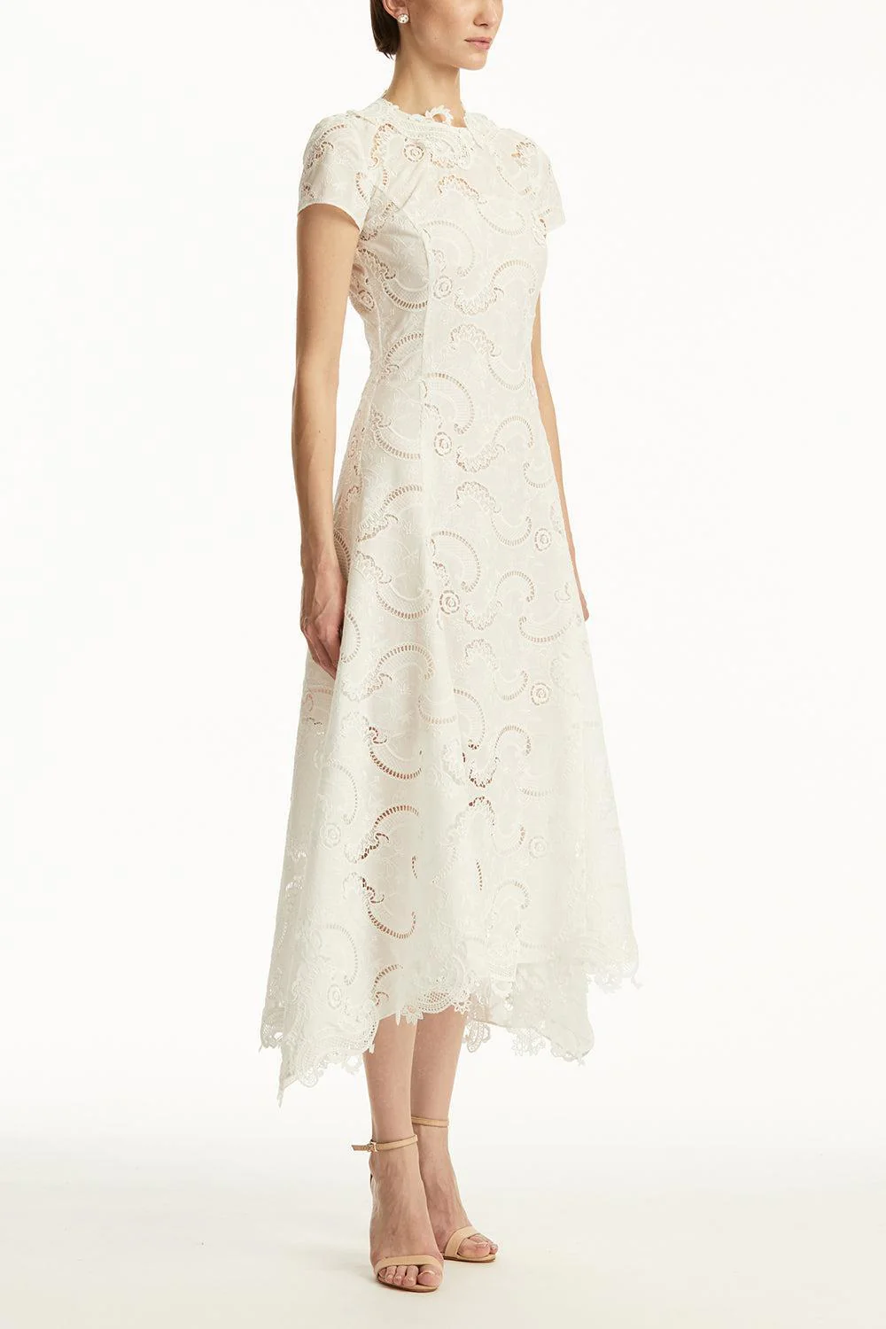Short Sleeve Scroll Dress