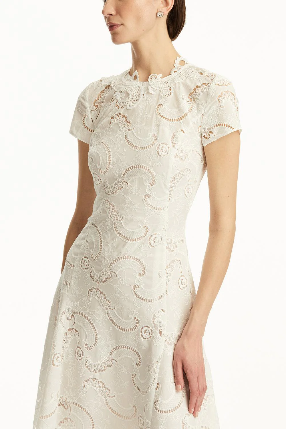 Short Sleeve Scroll Dress - Image 3
