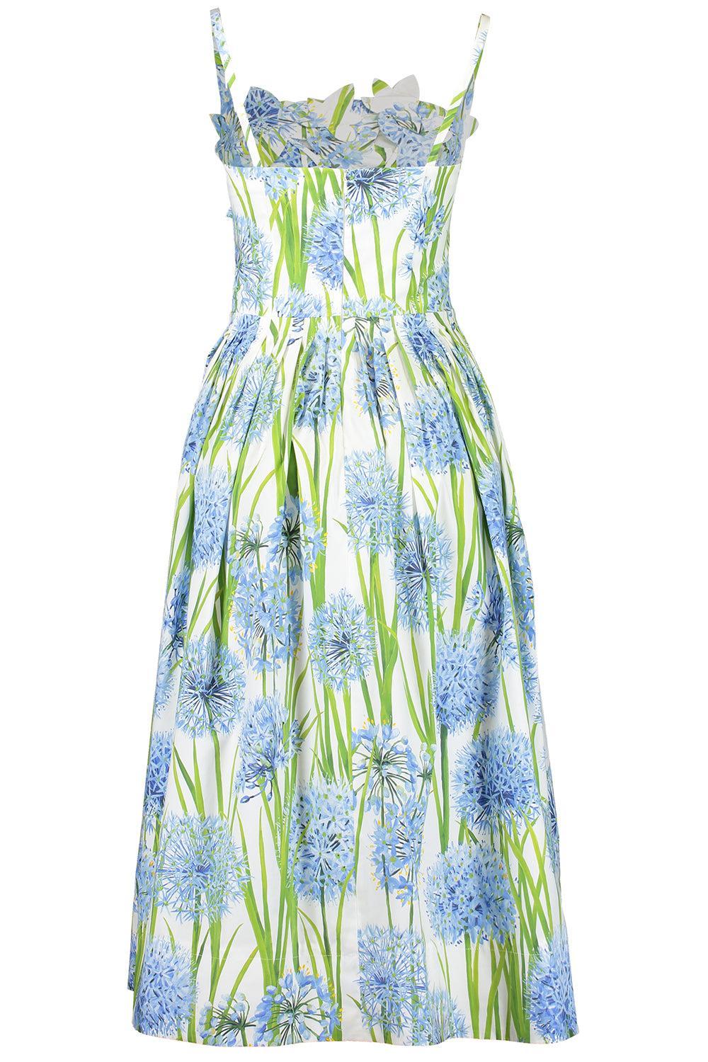 Sleeveless Alliums Embroidered Dress - Image 6