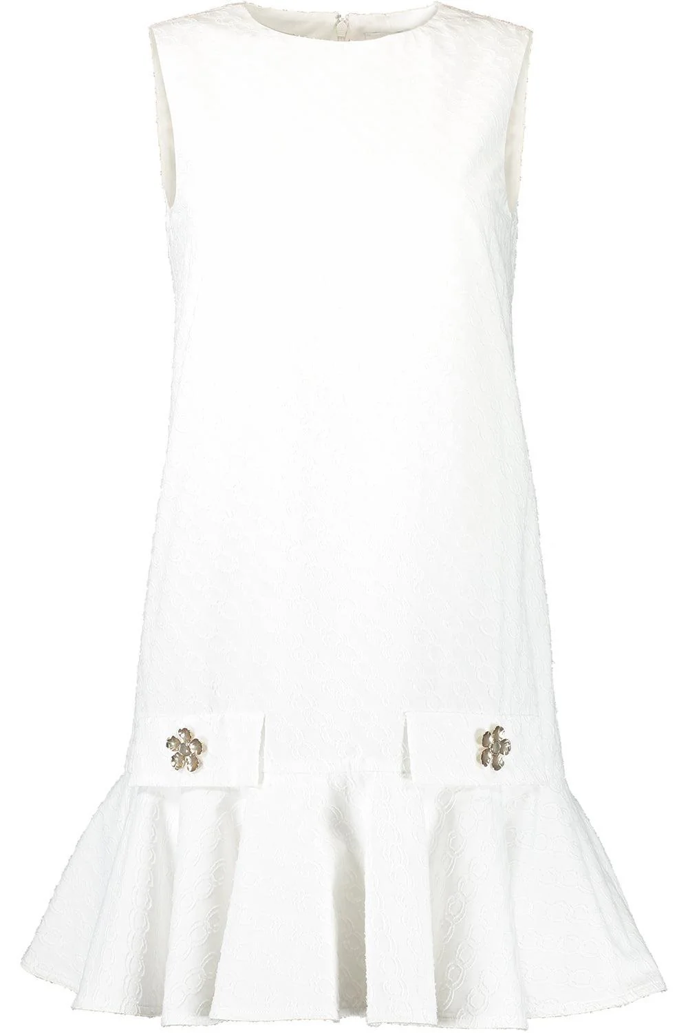Sleeveless Bubble Hem Oscar Chain Dress