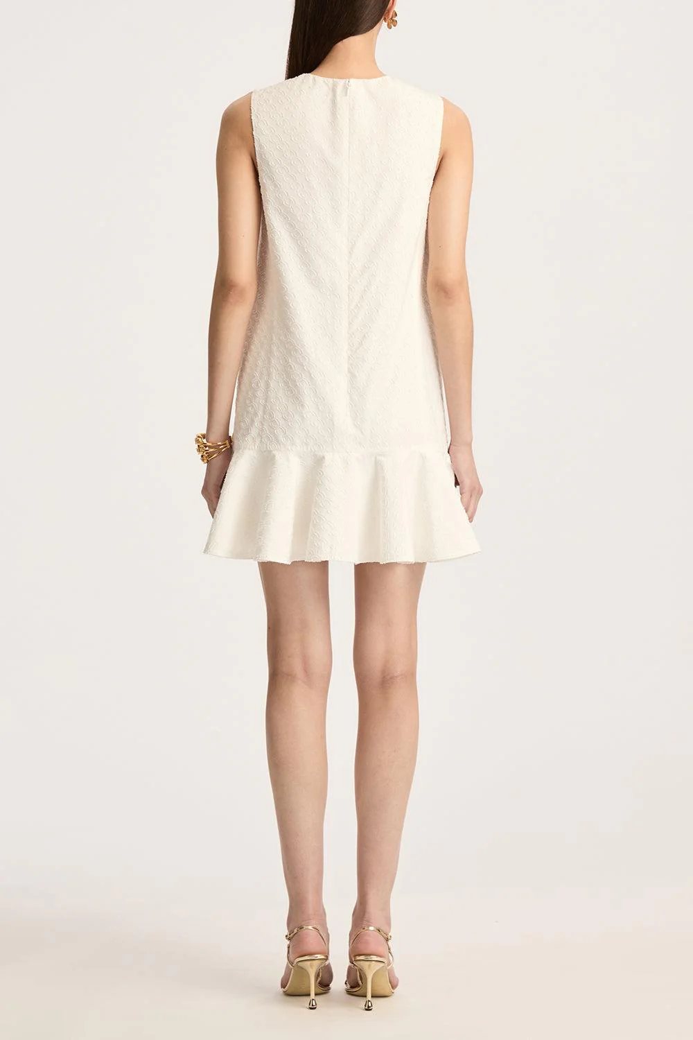 Sleeveless Bubble Hem Oscar Chain Dress - Image 5