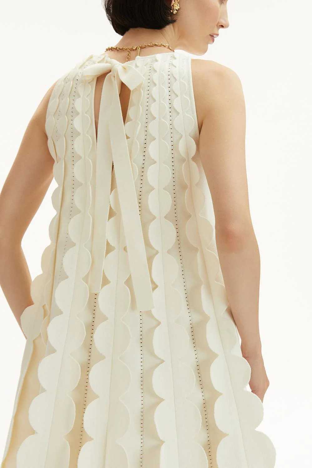Sleeveless Circle Trapeze Dress - Image 4