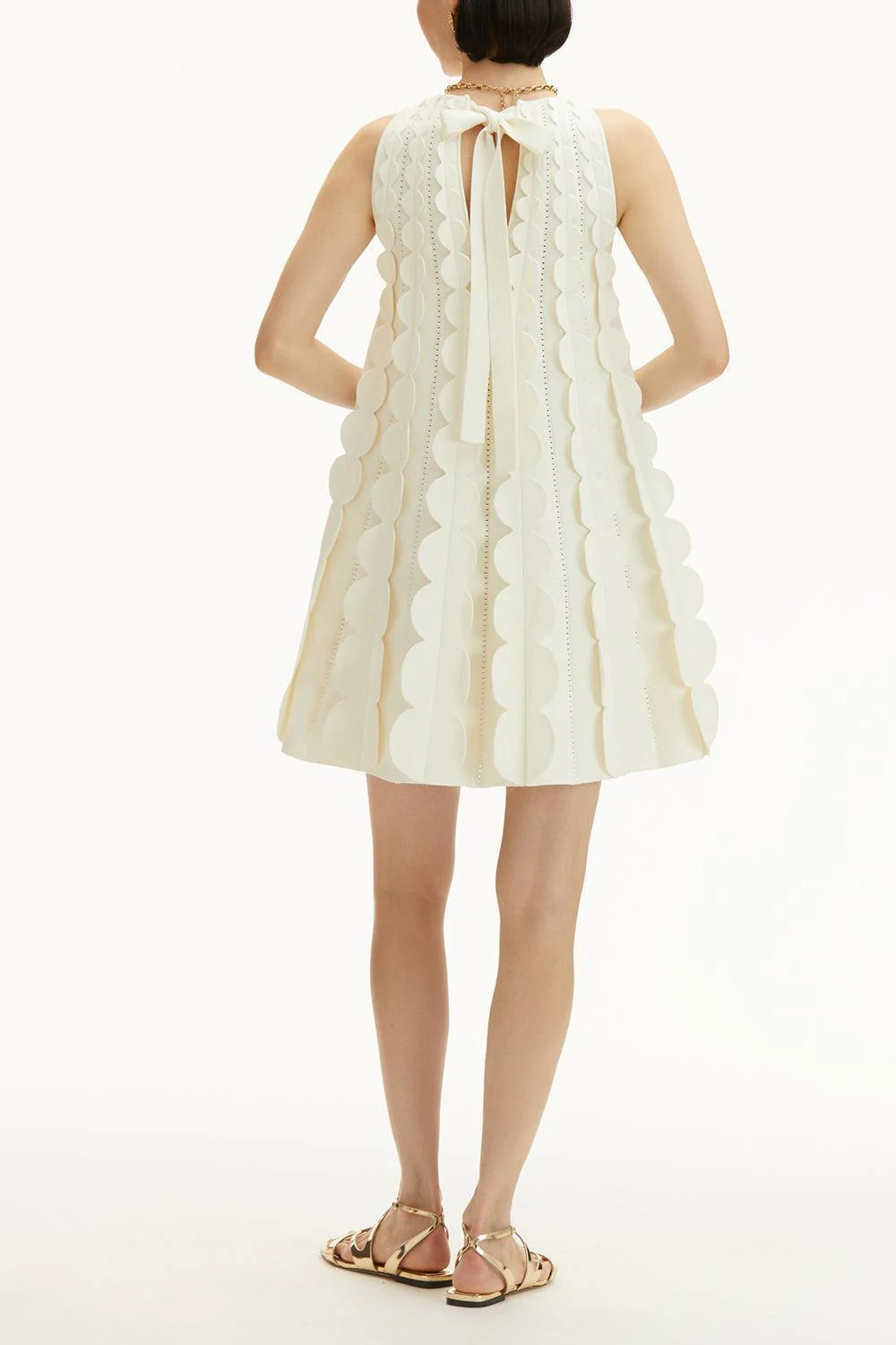 Sleeveless Circle Trapeze Dress - Image 5