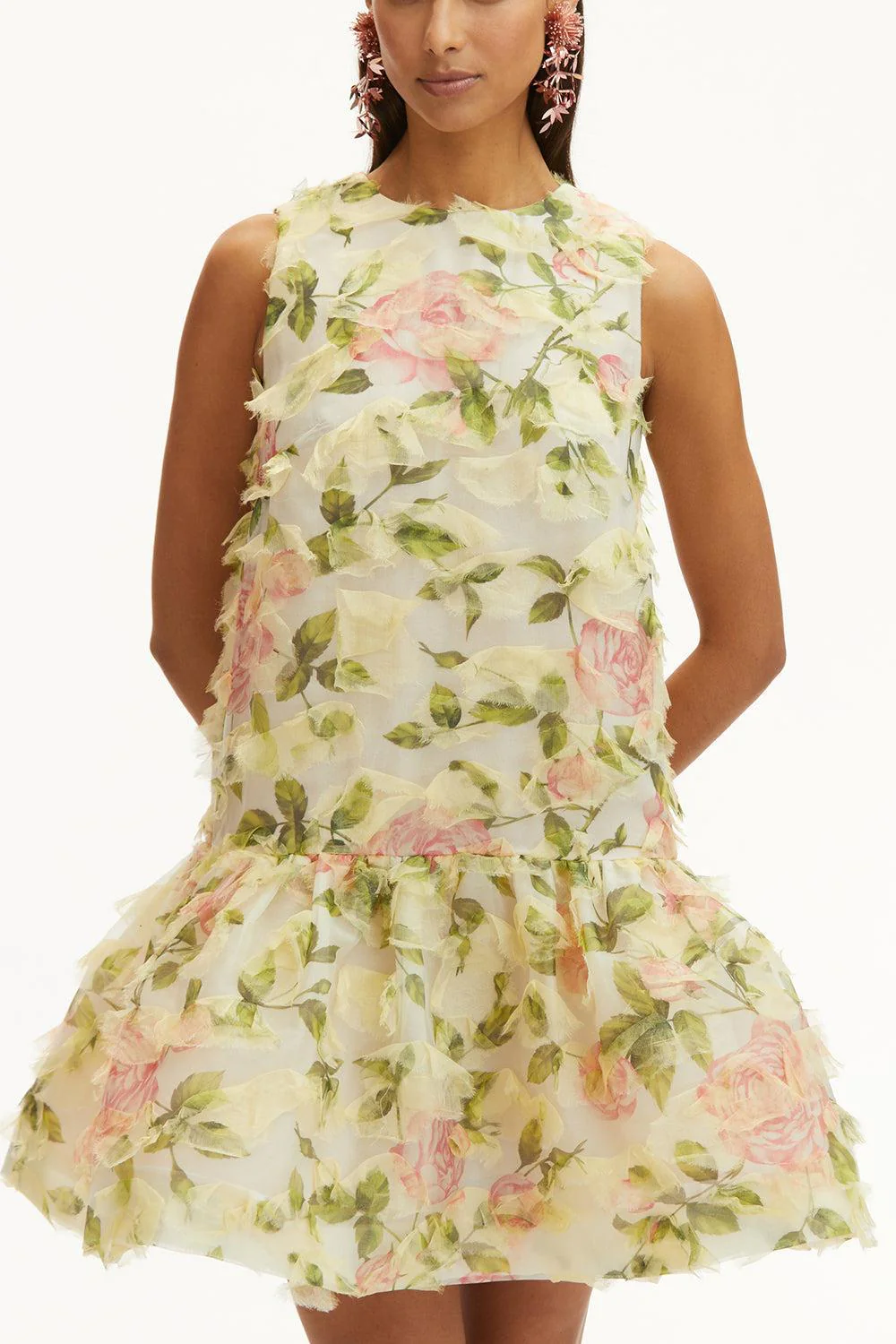 Sleeveless English Rose Dress - Image 4