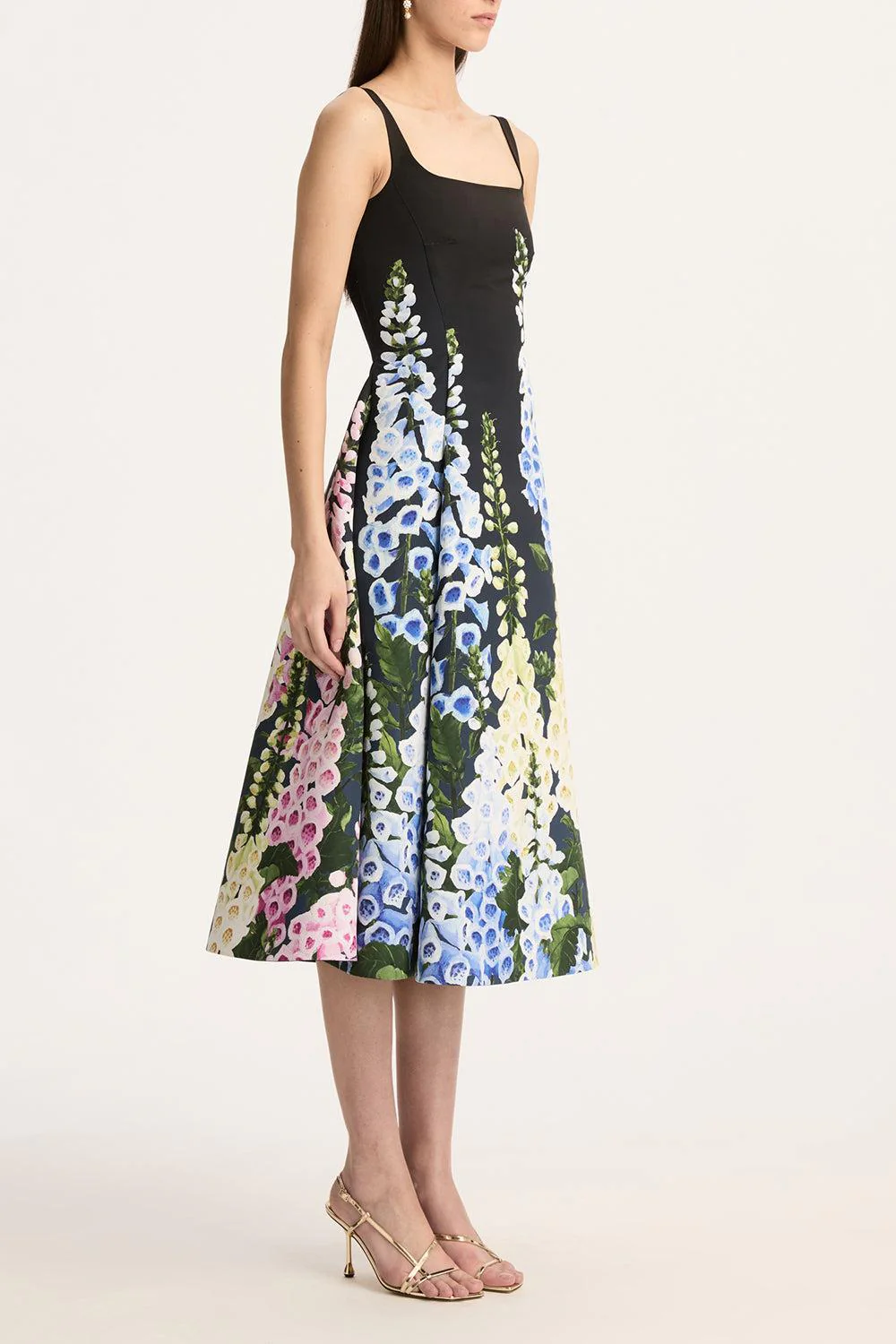 Sleeveless Foxglove Cocktail Dress - Image 3