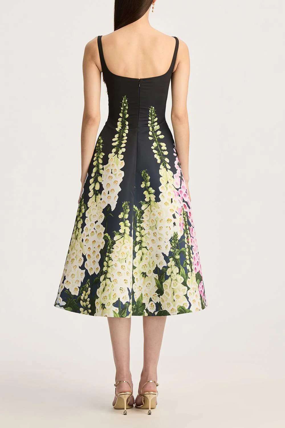 Sleeveless Foxglove Cocktail Dress - Image 5
