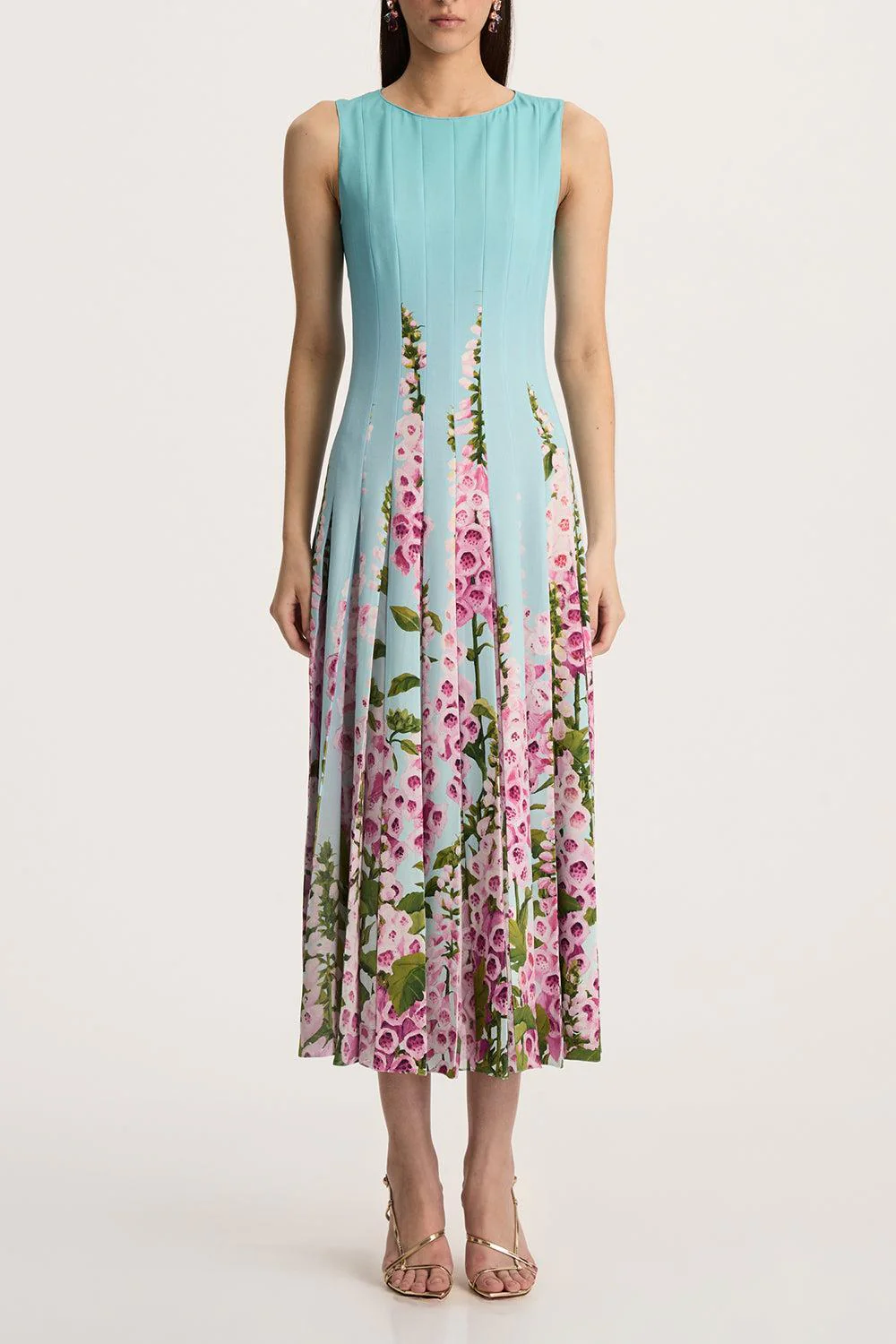 Sleeveless Foxgloves Insert Dress - Image 2
