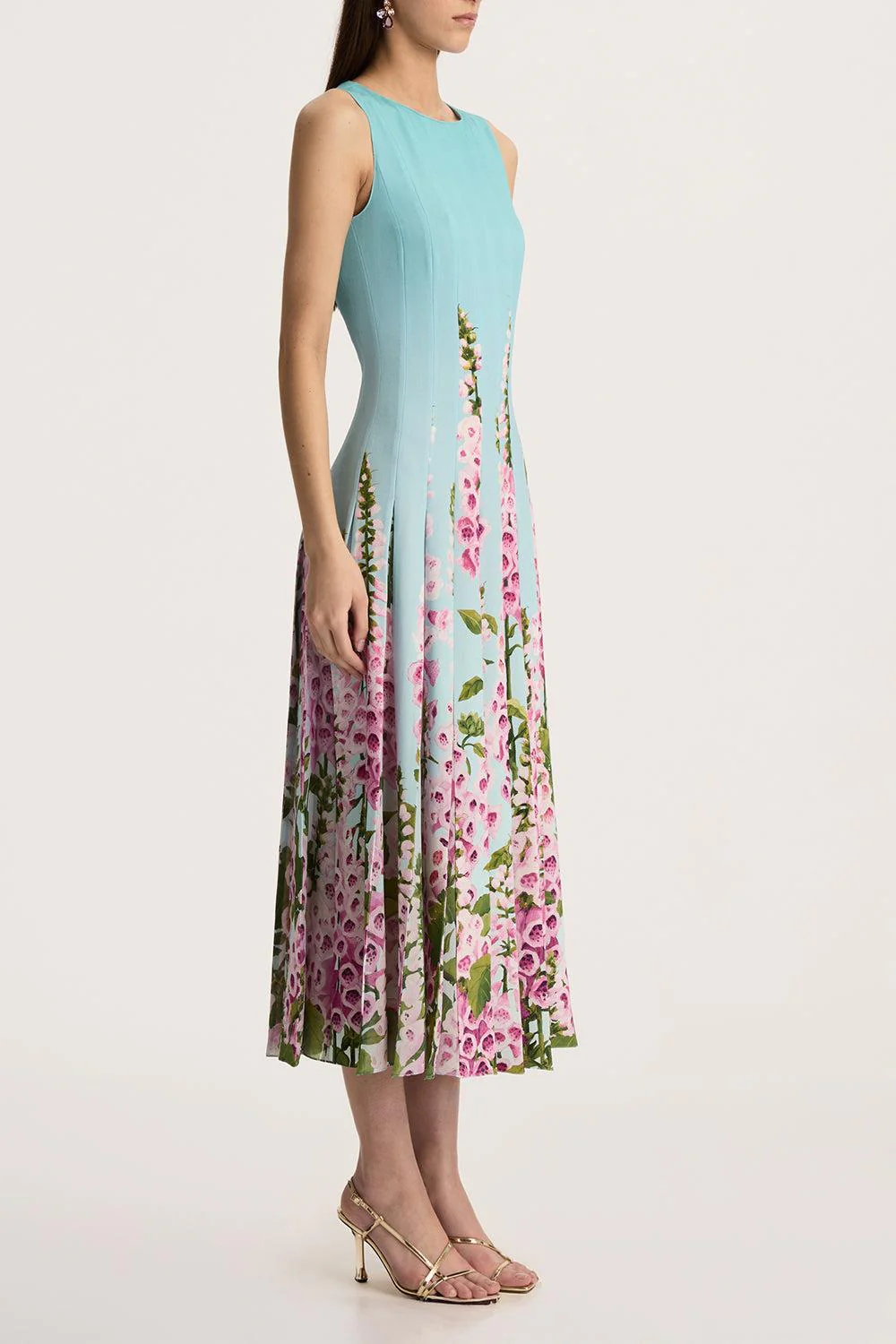 Sleeveless Foxgloves Insert Dress - Image 3