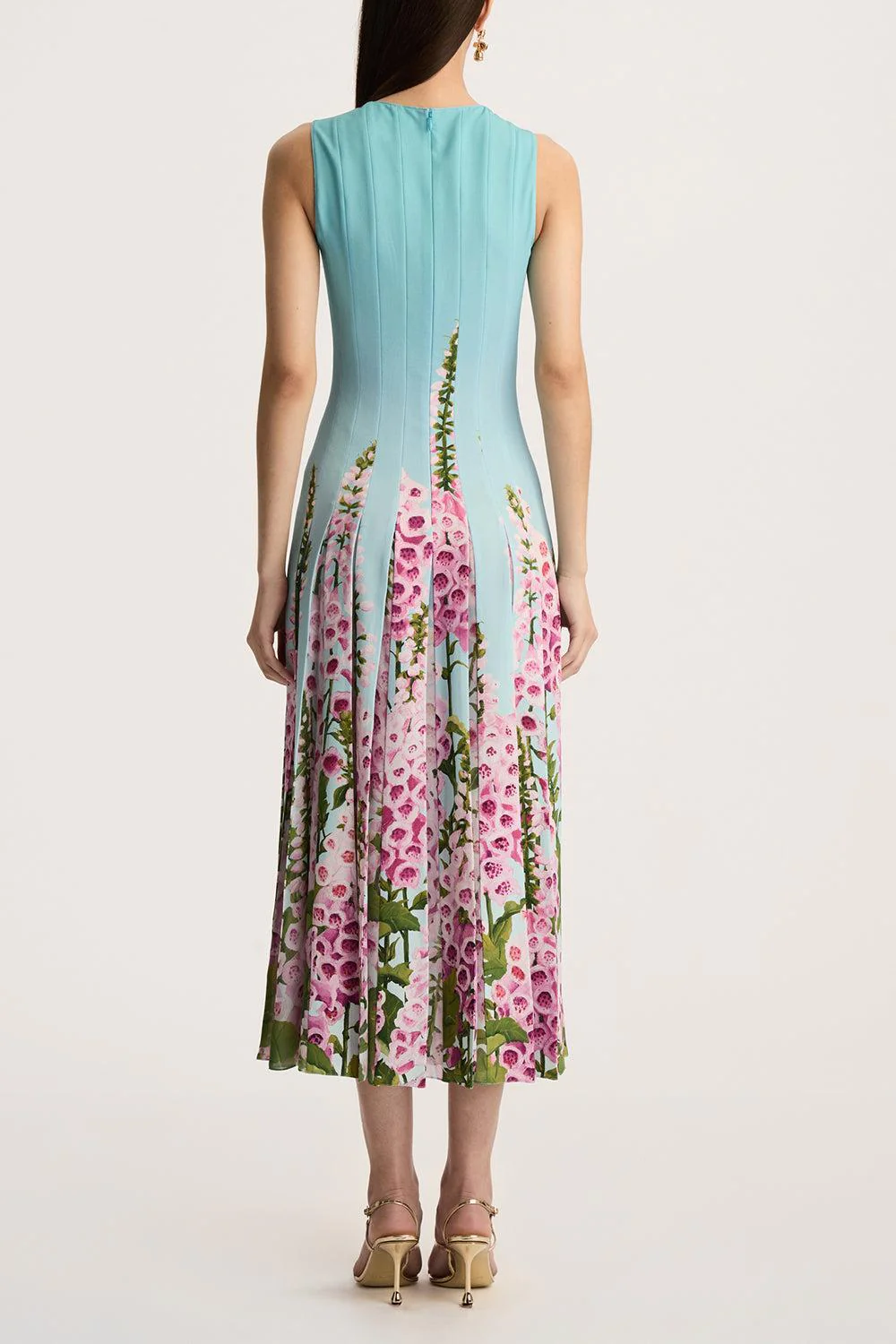 Sleeveless Foxgloves Insert Dress - Image 5