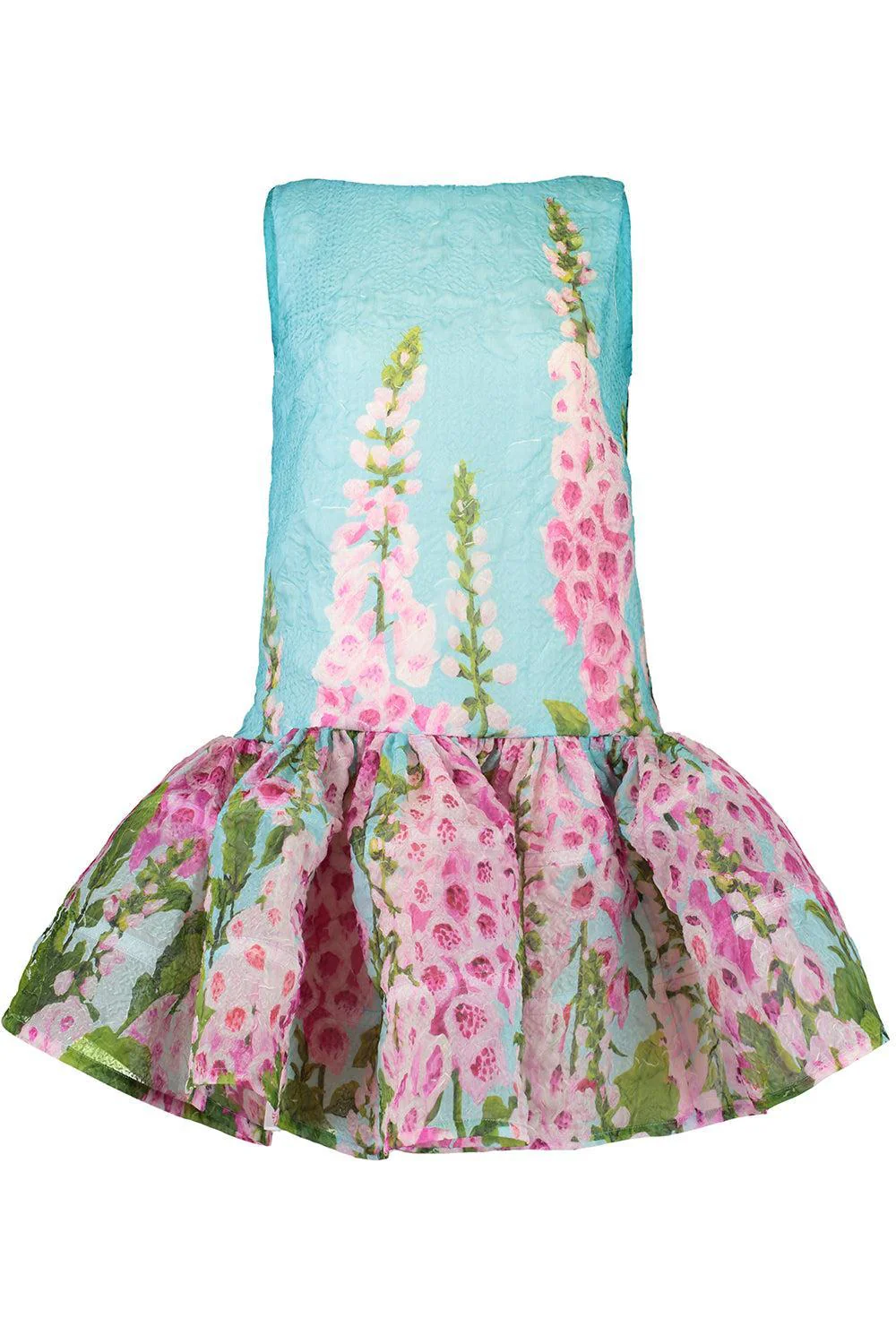 Sleeveless Foxgloves Ombre Dress