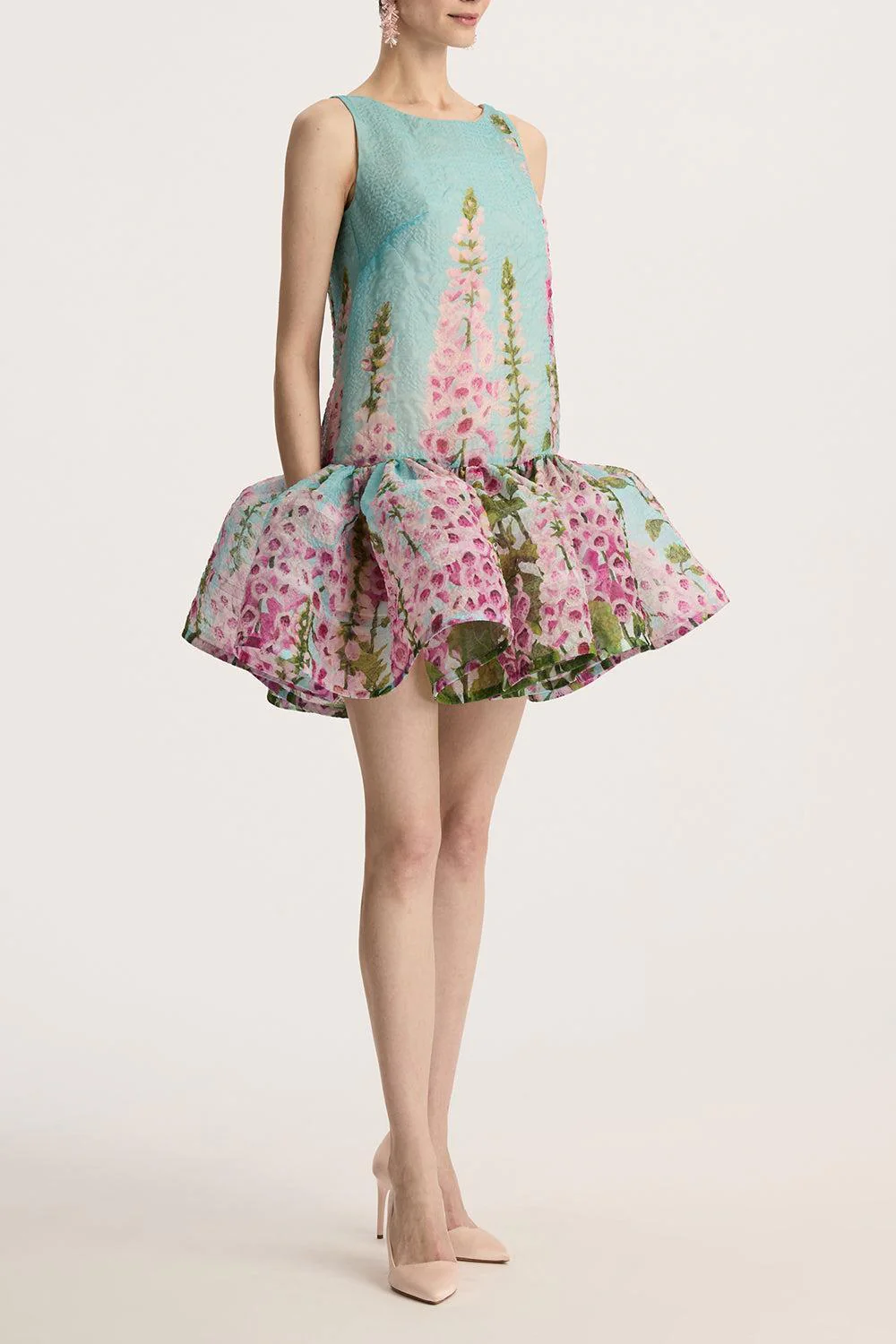 Sleeveless Foxgloves Ombre Dress - Image 3
