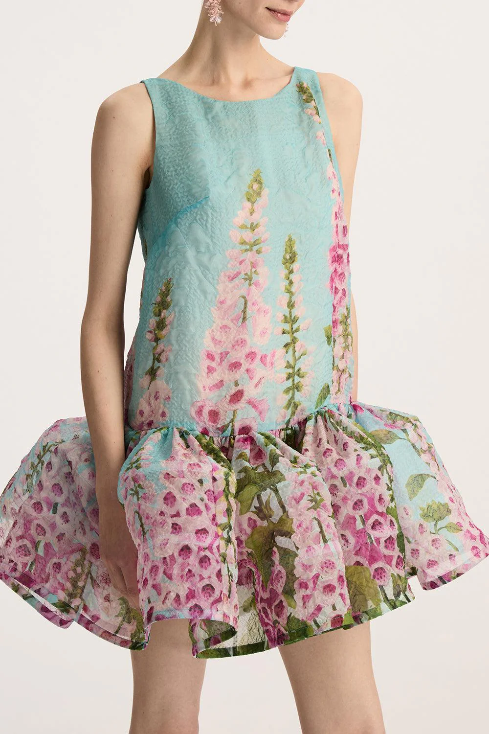 Sleeveless Foxgloves Ombre Dress - Image 4
