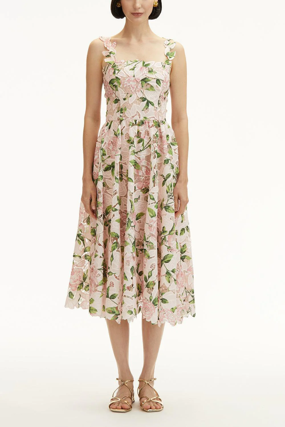 Sleeveless Garden Rose Dress - Image 2