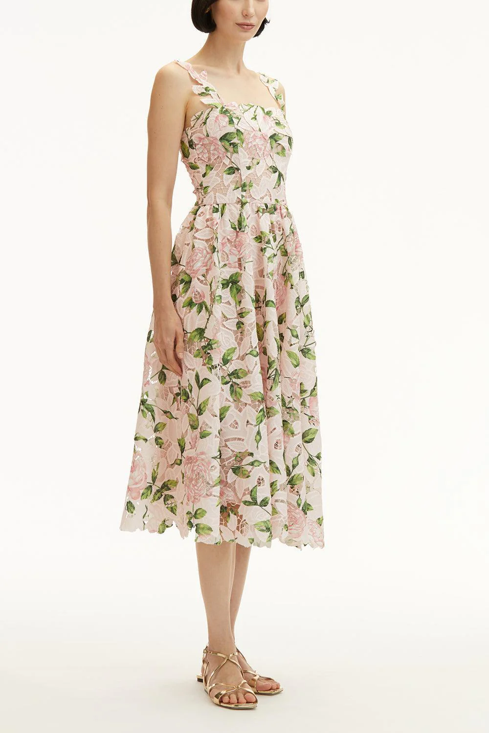 Sleeveless Garden Rose Dress - Image 3