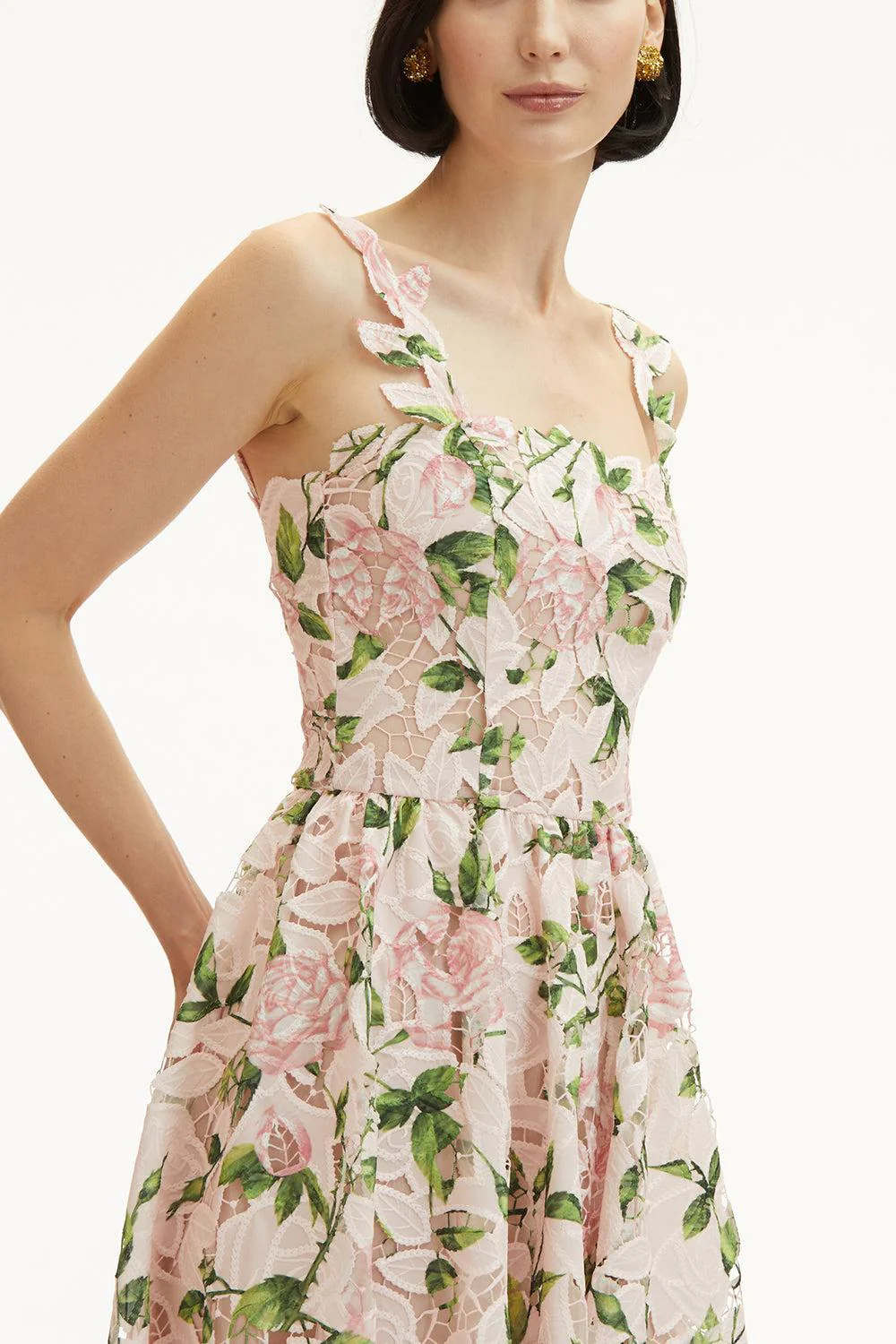 Sleeveless Garden Rose Dress - Image 4