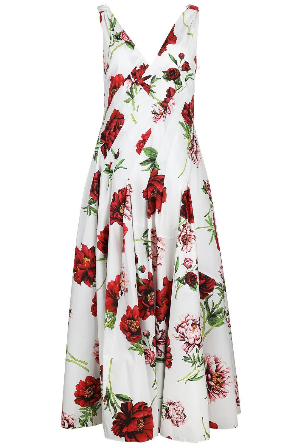 Sleeveless Peony Day Dress