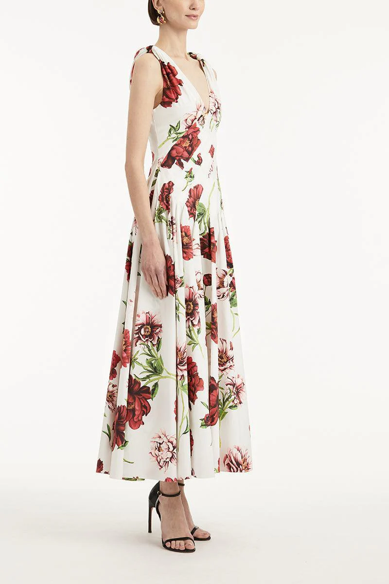 Sleeveless Peony Day Dress - Image 3