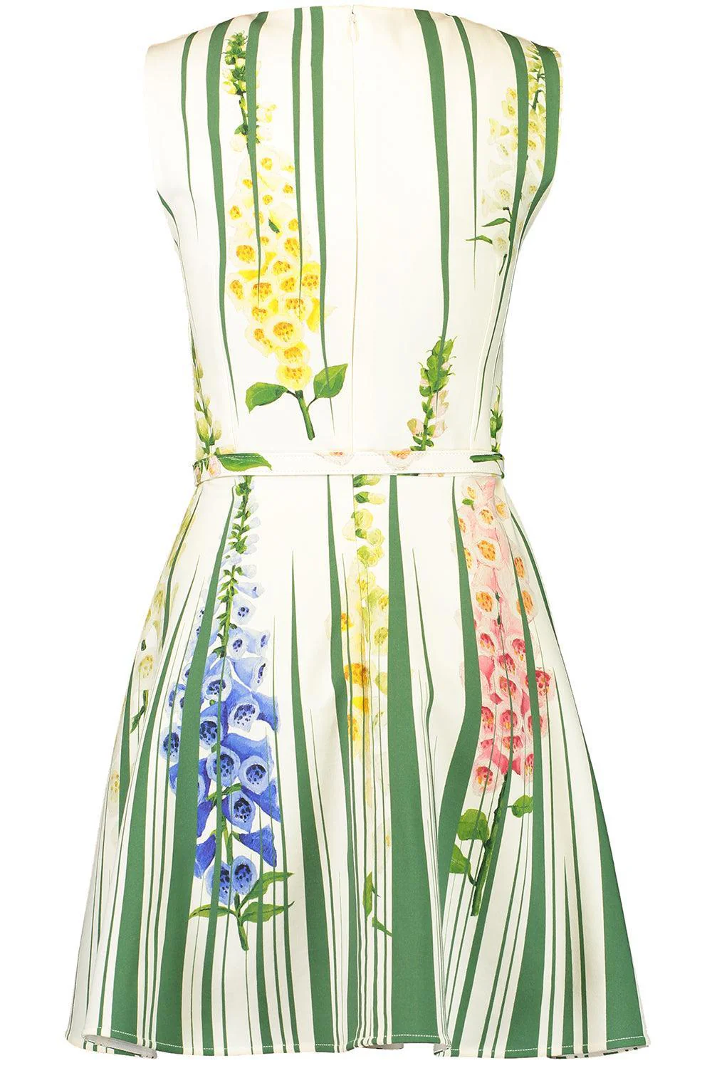 Sleeveless Pleated Foxgloves Dress - Image 6