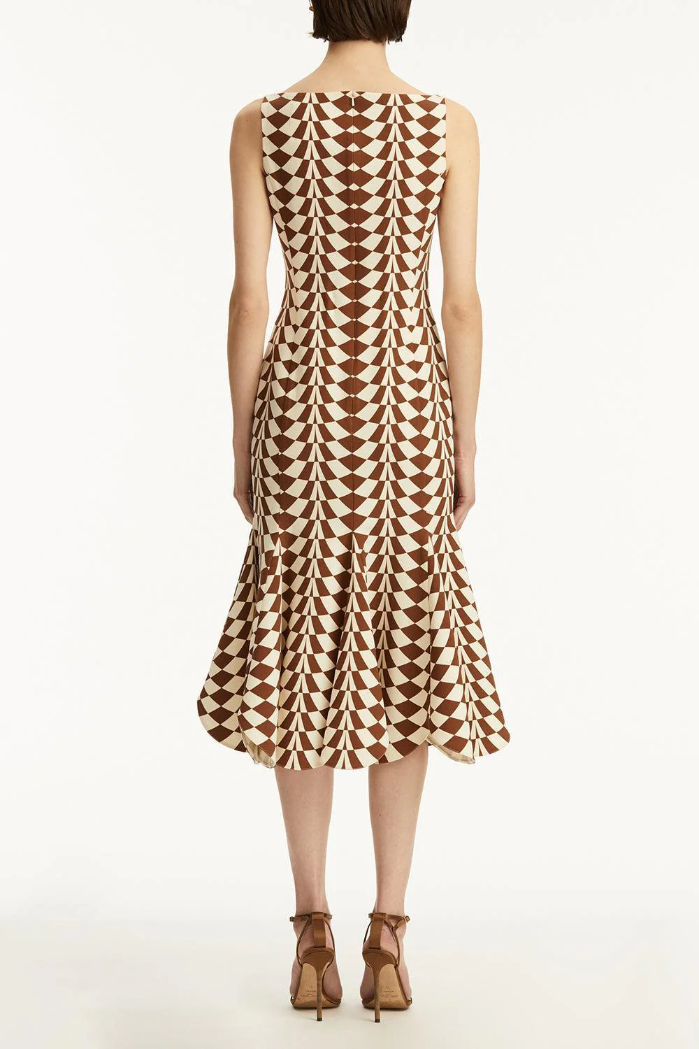 Sleeveless Scallop Hem Dress - Image 5