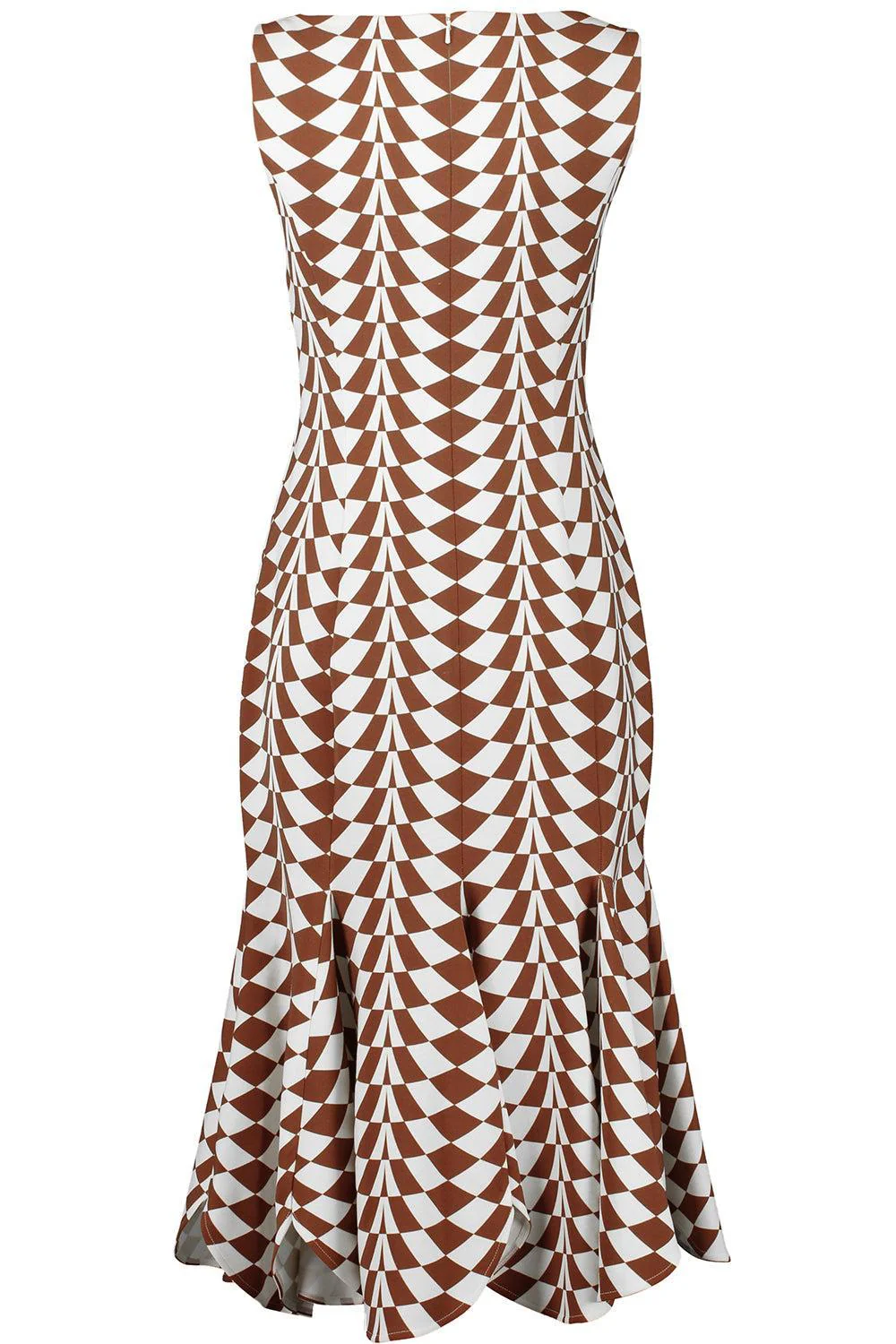 Sleeveless Scallop Hem Dress - Image 6