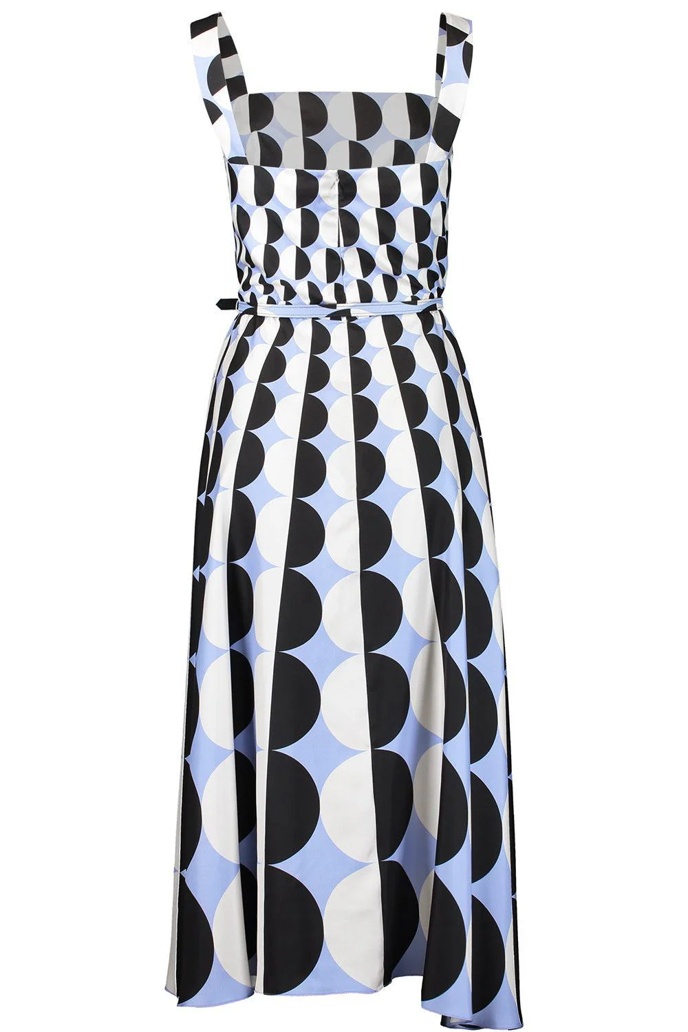 Sleeveless Square Neck Geo Dress - Image 6