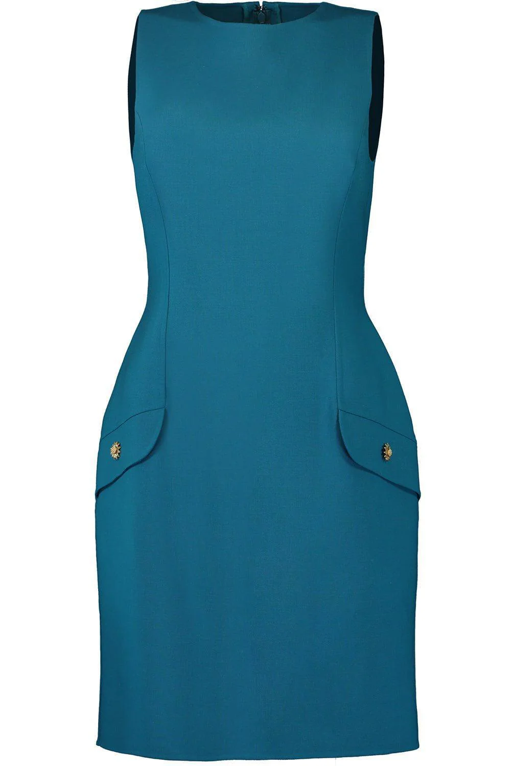 Sleeveless Two Pocket Dress