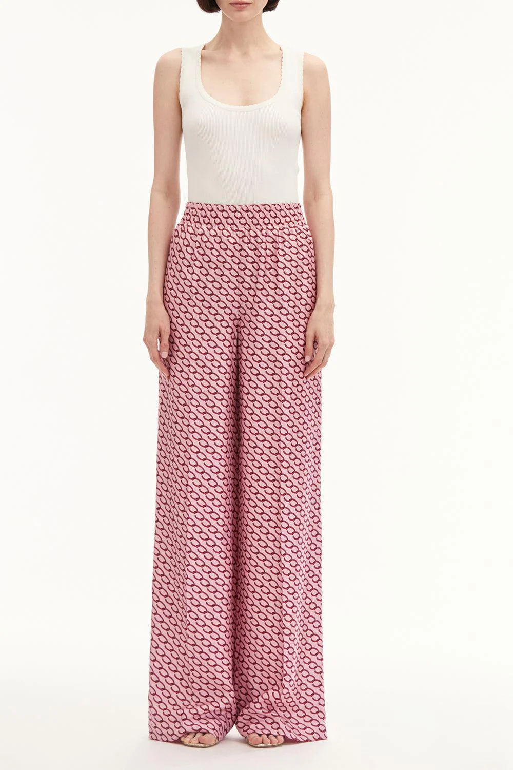 Wide Leg Oscar Chain-Link Pant - Image 2