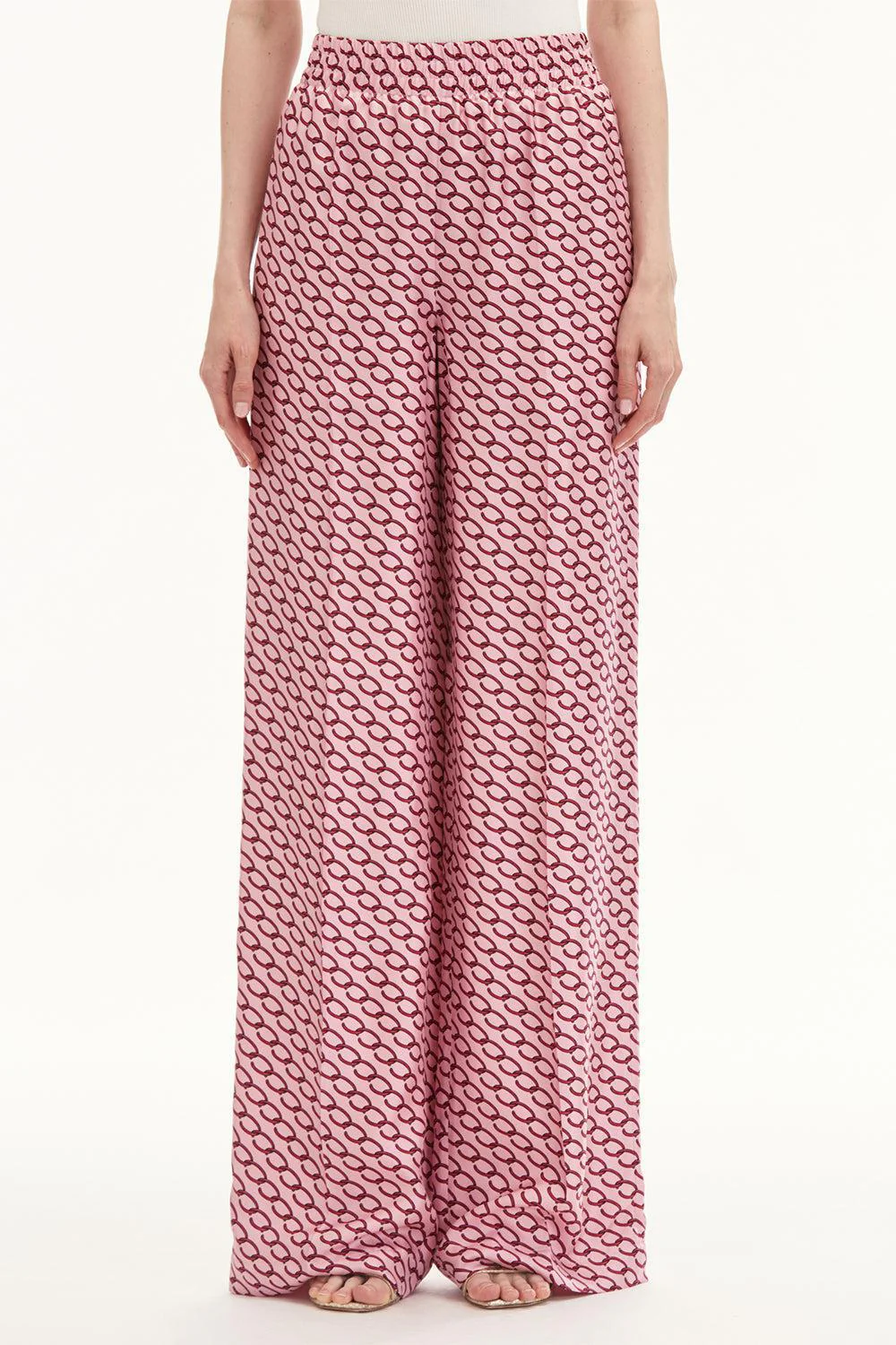 Wide Leg Oscar Chain-Link Pant - Image 4