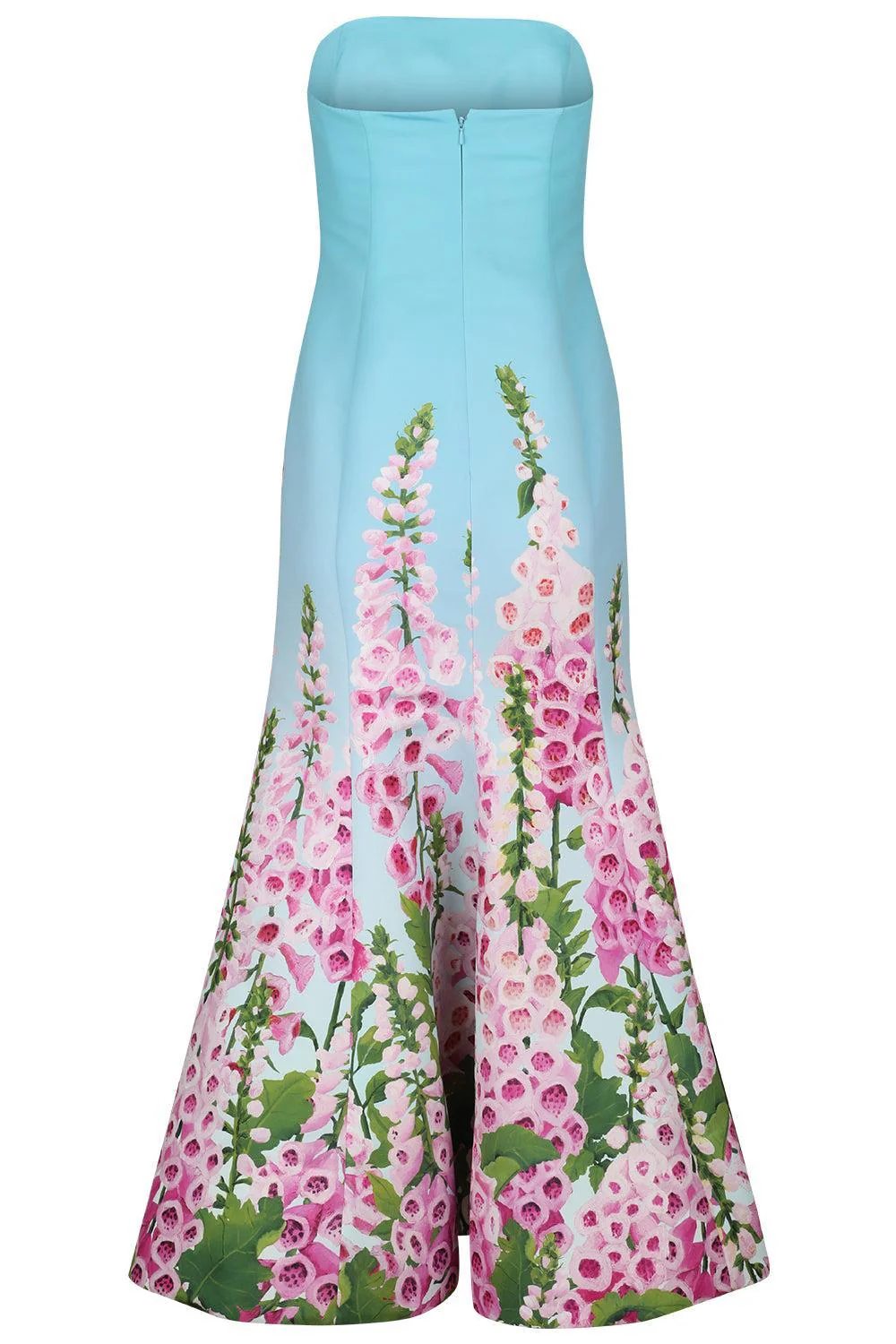 Strapless Foxgloves Ombre Gown - Image 6