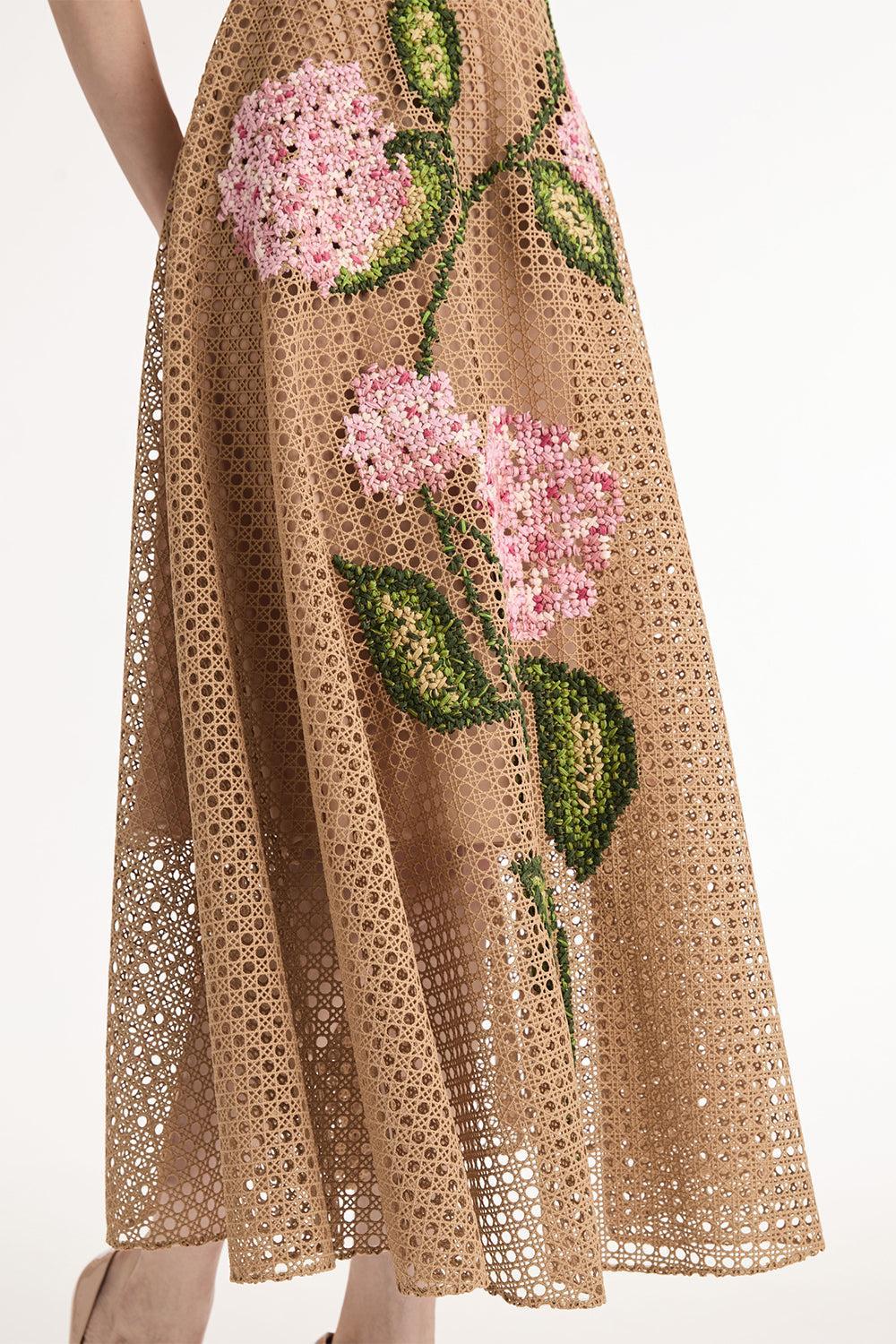 Stretch Embroidered Day Dress - Image 5