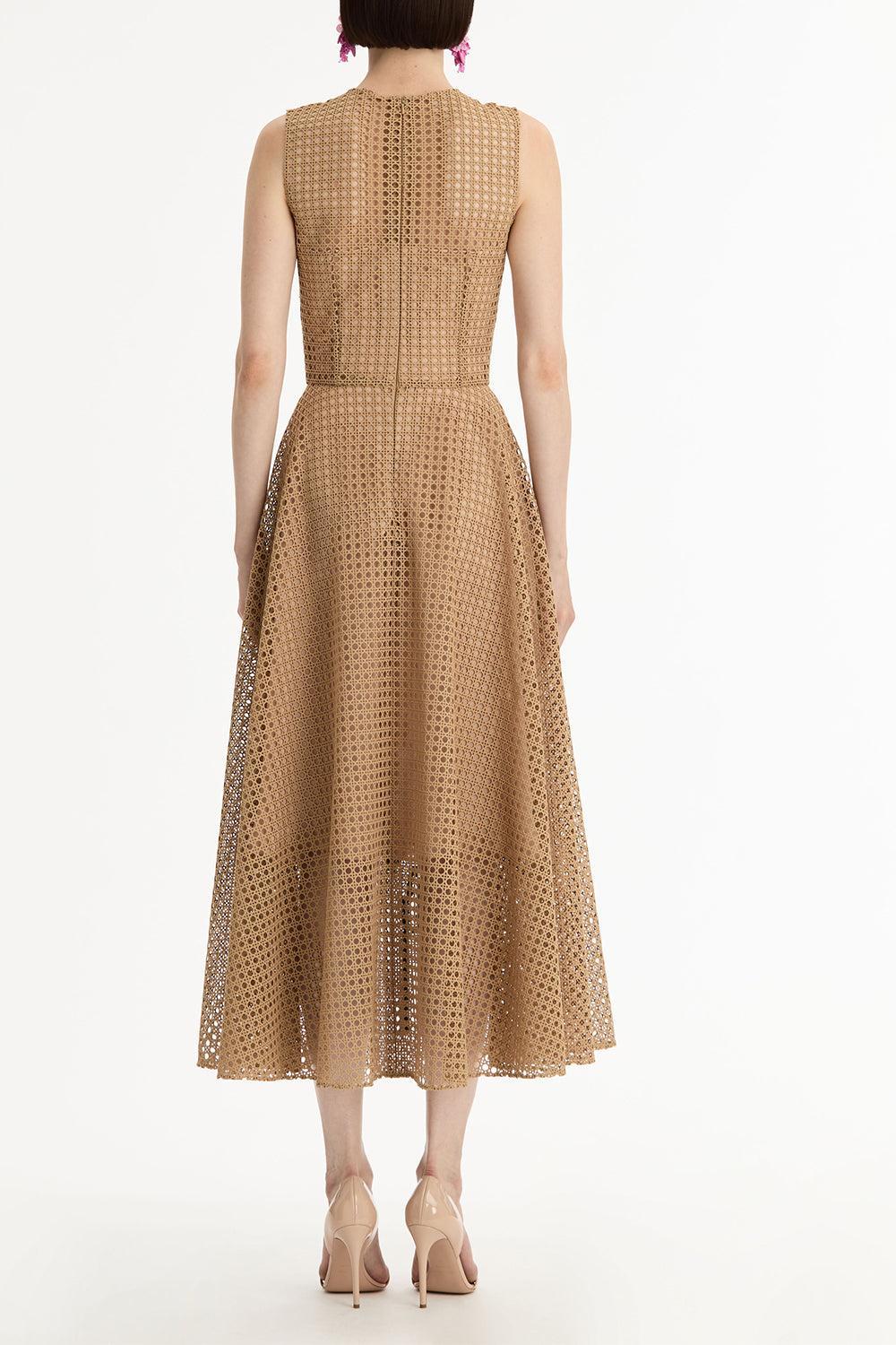 Stretch Embroidered Day Dress - Image 6