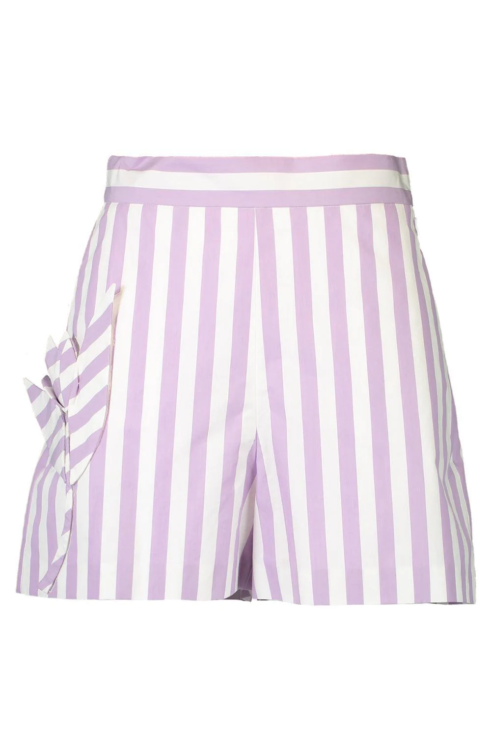 Striped Cut Out Short