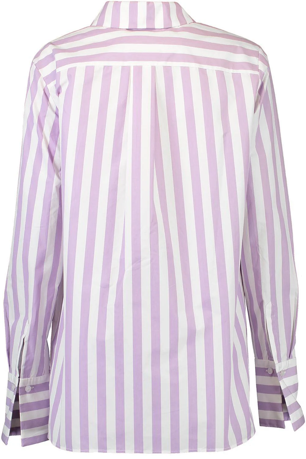 Striped Floral Cut Out Blouse - Image 7