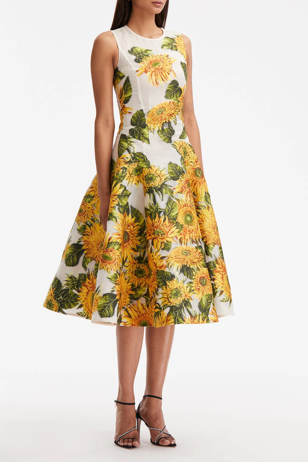 Sunflower Fil Coupe Cocktail Dress - Image 4