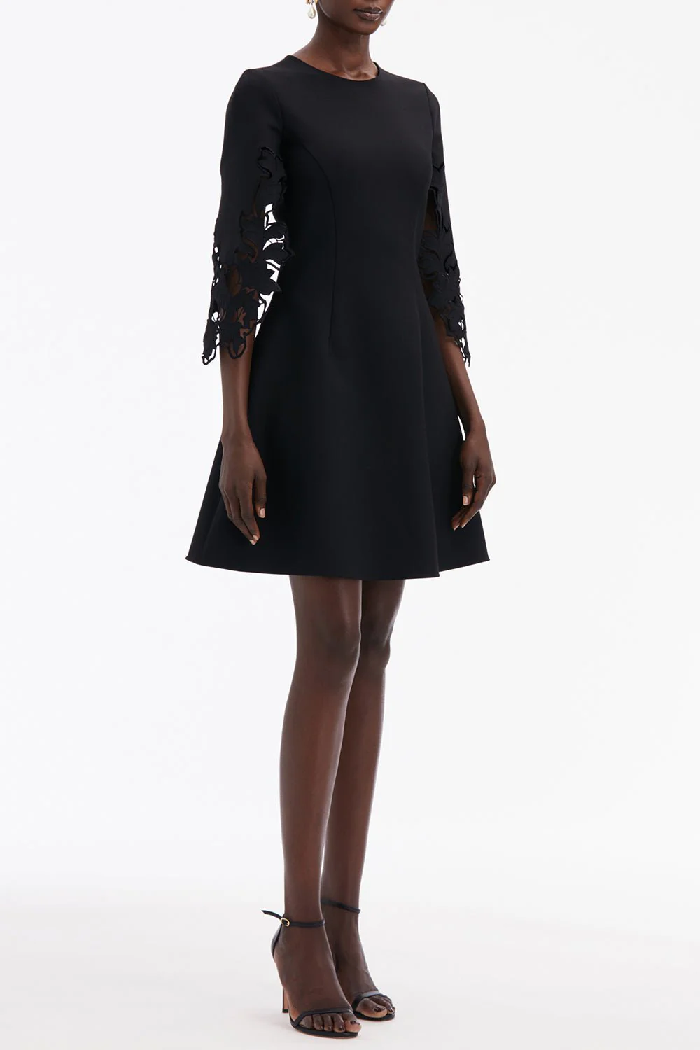 Three Quarter Sleeve Mini Dress - Image 4