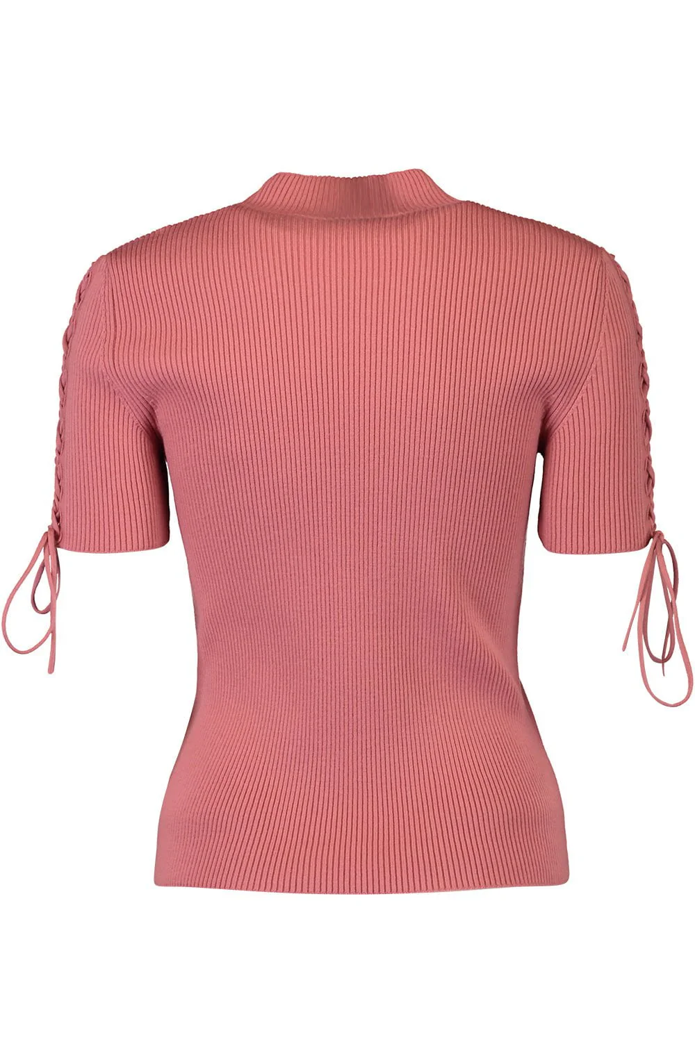 Tie Detail Ribbed Jumper - Image 5