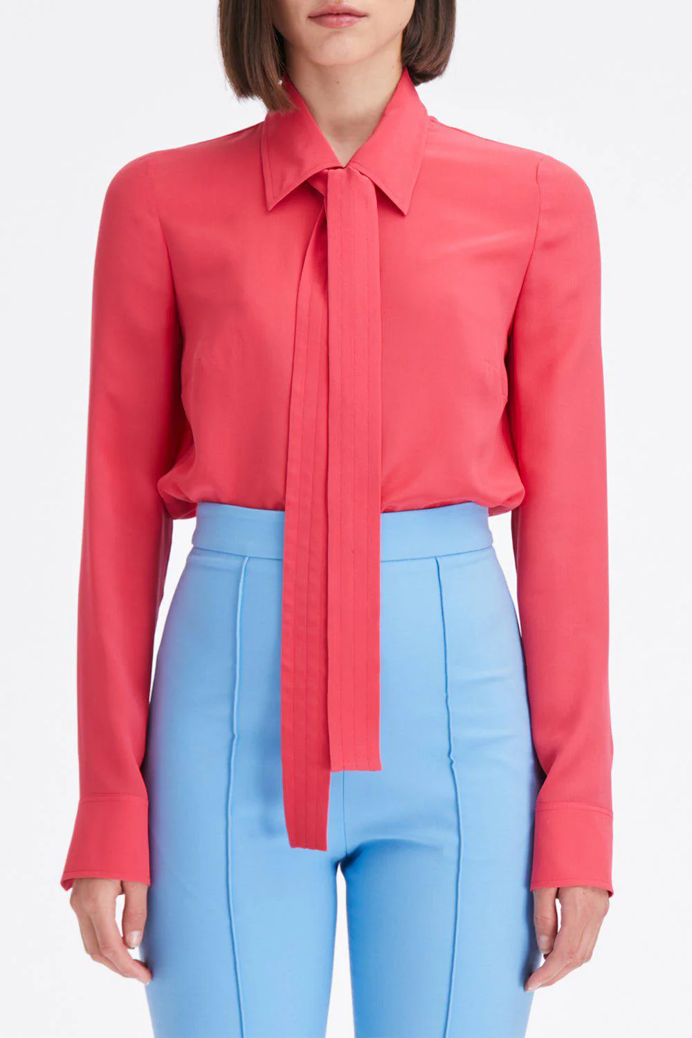 Tie Neck Blouse - Image 3