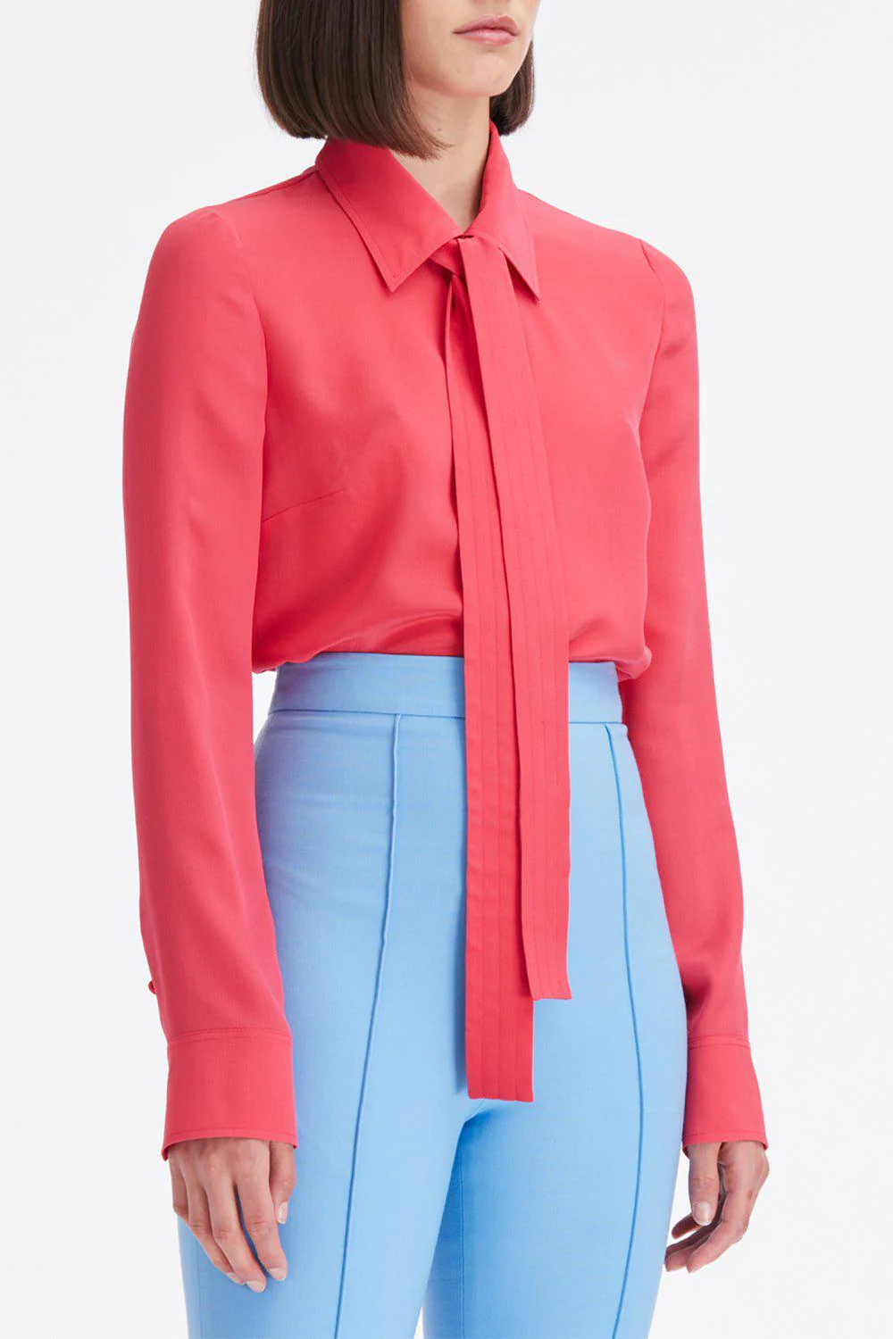 Tie Neck Blouse - Image 4
