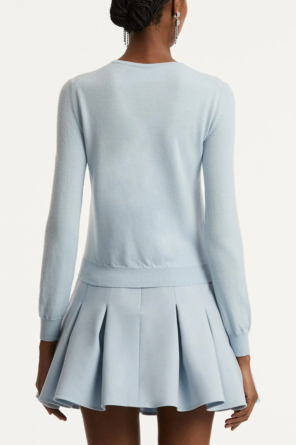 Tonal Peony Embroidered Cardigan - Image 6