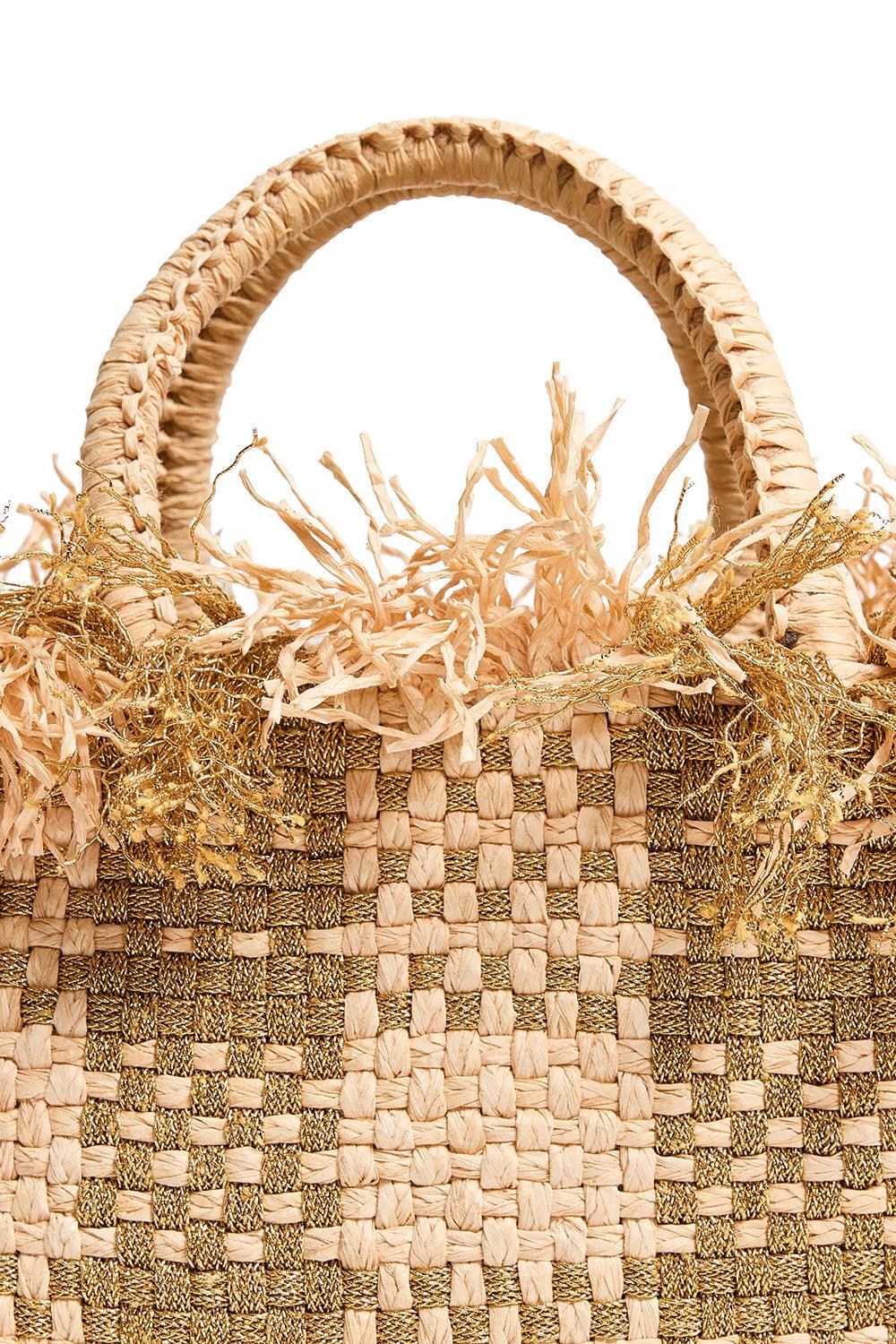 Check Mate Bag - Brushed Gold - Image 5