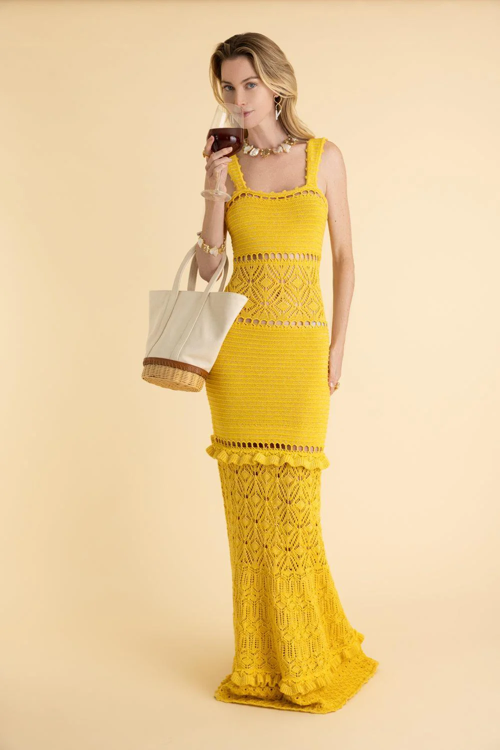 Winona Crochet Dress - Image 2