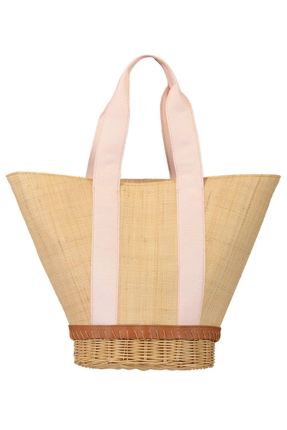The Gardener Basket Bag -Natural Blush