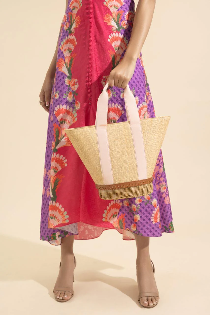 The Gardener Basket Bag -Natural Blush - Image 3