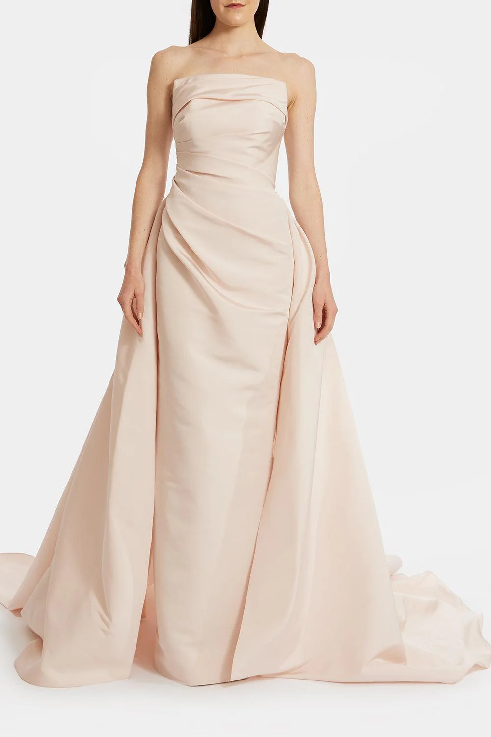 Draped Faille Gown